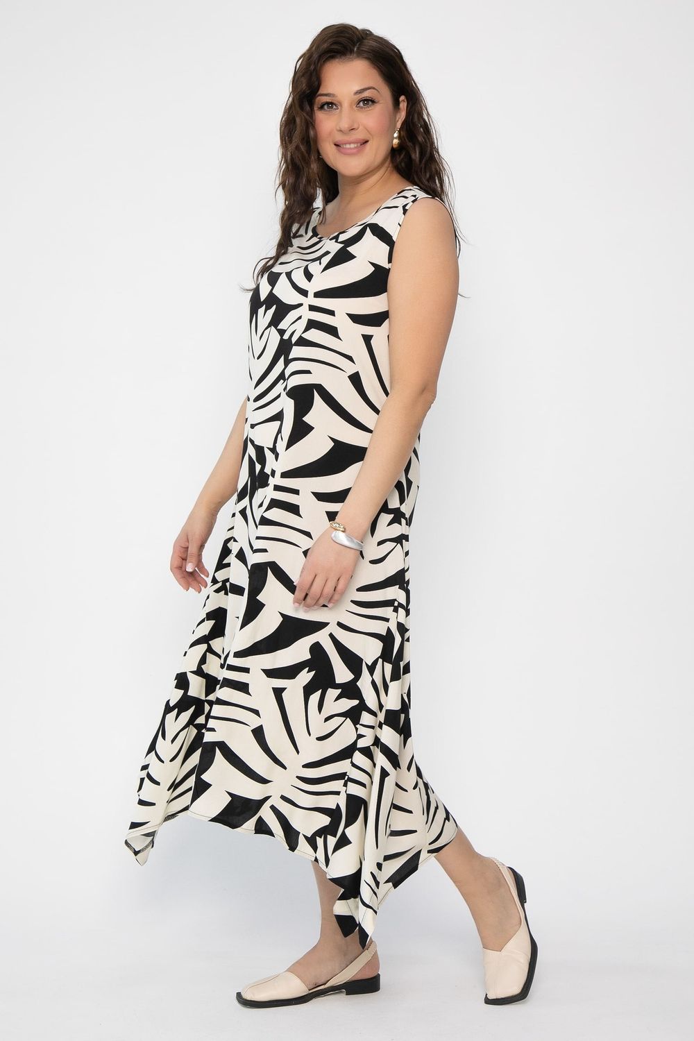 Сарафан Лада (черно-белый) П13689-21М LT Collection