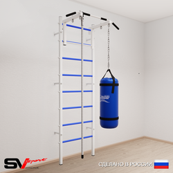 Шведская стенка Sv Sport 5092 (Турник стандарт/Канат/Цепь/Мешок 22кг)
