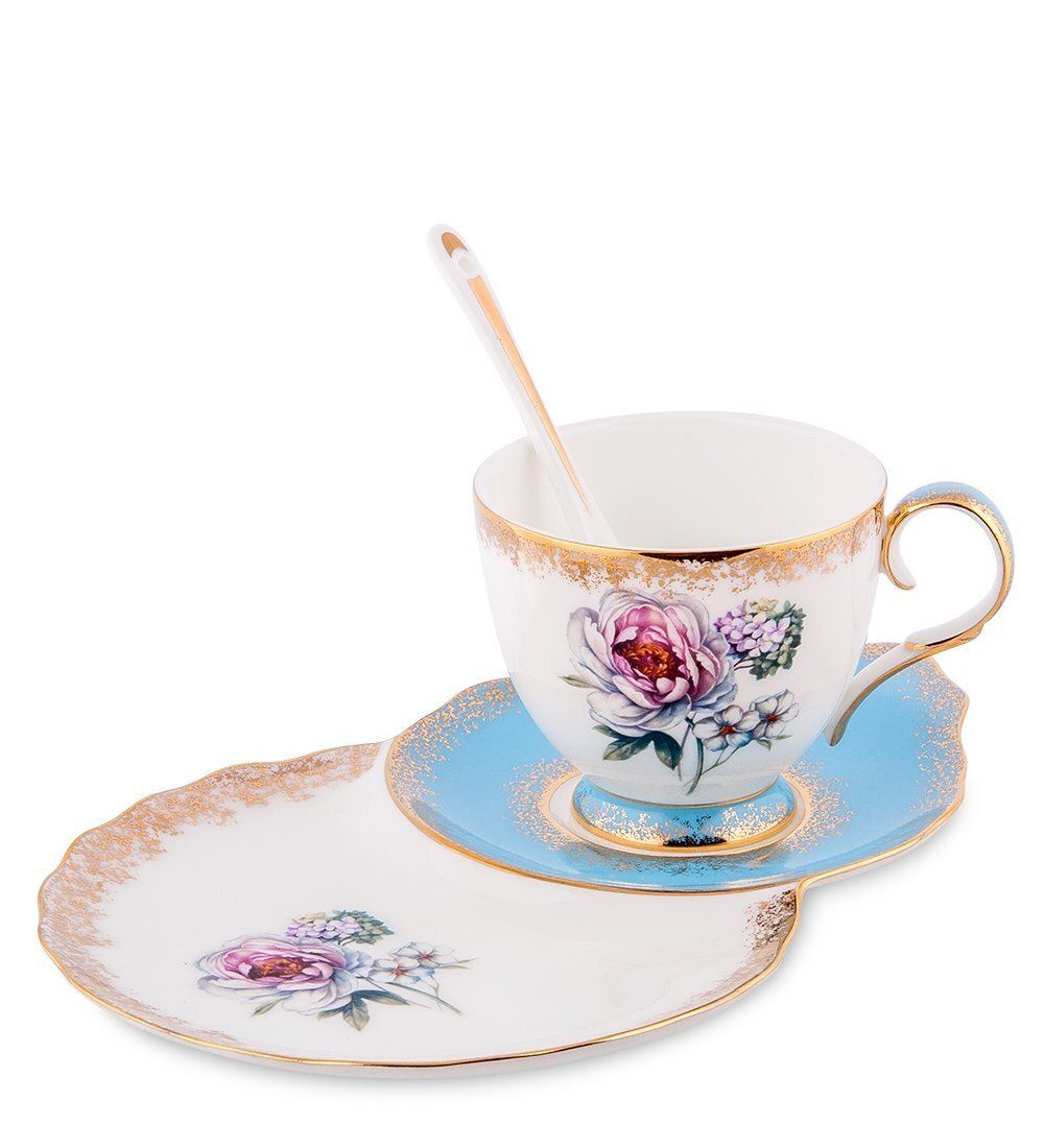 Pavone JK-133 Чайная пара «Цветок Неаполя» (Fiore Napoli  )