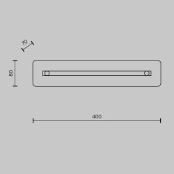 Светильник настенный светодиодный Maytoni   P091WL-L7G3K