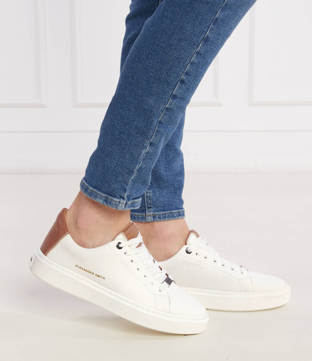 Кожаные кроссовки london Alexander Smith - белый(ALAZLDM9010)