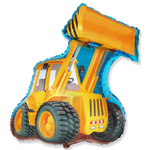 Шар Фольгированный Экскаватор (Оранжевый)