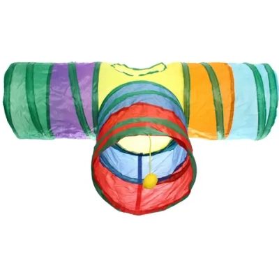 Игровой туннель для животных «МурМяу», цвет как на фото, 80*50*25см