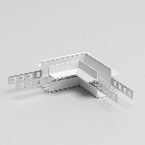 Коннектор угловой Elektrostandard Slim Magnetic для встраиваемого шинопровода под ГКЛ 12,5мм 85212/00 белый