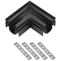 Соединитель ЭРА TRM-PC20-CCN BK для магнитного шинопровода угловой черный для системы NOVA ver.2