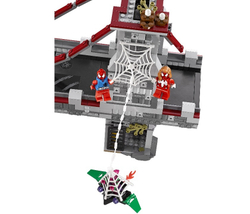 LEGO Super Heroes: Человек-паук последний бой воинов паутины 76057 — Spider-Man: Web Warriors Ultimate Bridge Battle — Лего Супергерои Marvel Марвел DC Comics комиксы