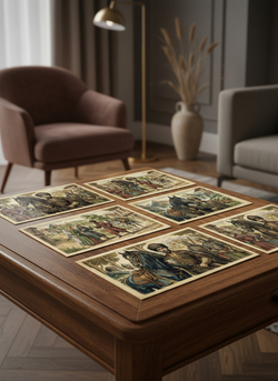 Набор почтовых открыток с адыгами (черкесами)