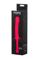 Фаллоимитатор двусторонний TOYFA POPO Pleasure (Цвет: розовый)
