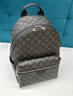 Мужской темно-коричневый рюкзак Louis Vuitton Discovery PM с узором монограм