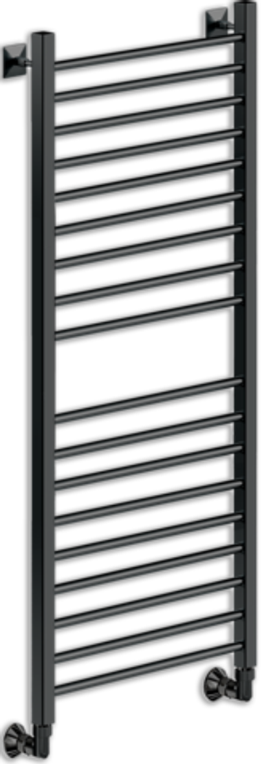 Полотенцесушитель Ника MODERN ЛМ-2 100/50 RAL9005 черный матовый*