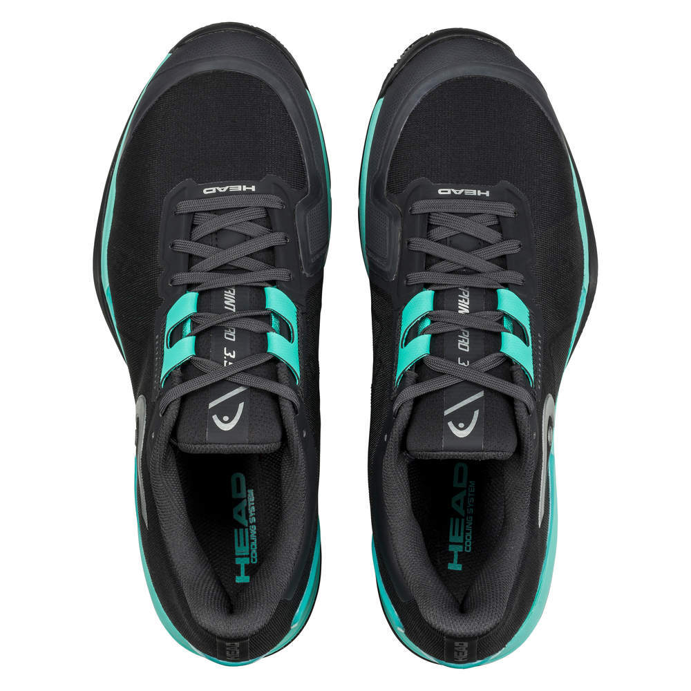 Мужские кроссовки теннисные Head Sprint Pro 3.5 Clay Men - black/teal