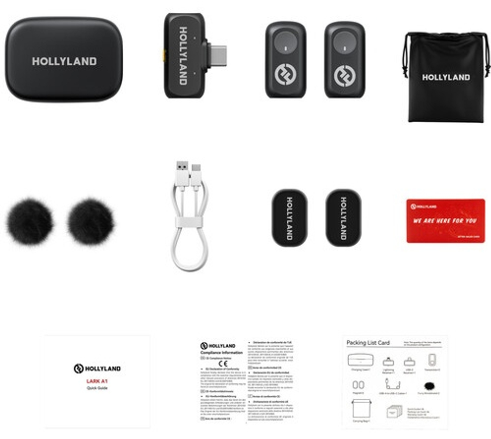 Hollyland LARK A1 Duo USB-C черный