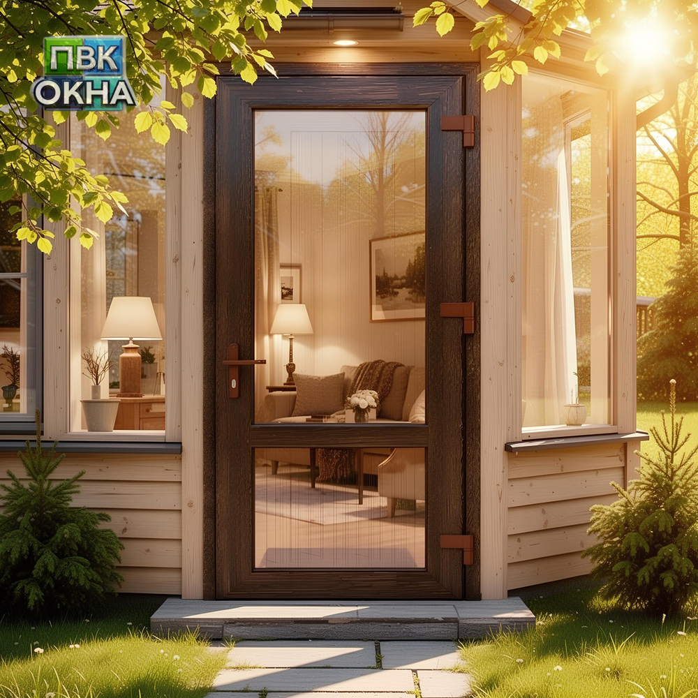 Пластиковая дверь входная KBE