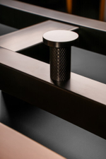 Полотенцесушитель электрический 2-трубы квадратный GUN METAL