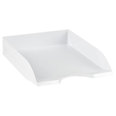 Лоток для бумаг горизонтальный белый "Дельта" (Стамм)