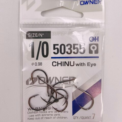 Крючки рыболовные OWNER 50355 #1/0