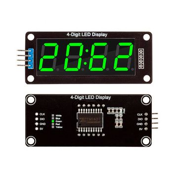 Светодиодный дисплей TM1637 (зеленый)