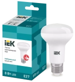 Лампа светодиодная ECO R63 рефлектор 8Вт 230В 4000К E27 IEK
