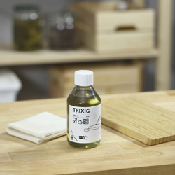 IKEA TRIXIG  (ИКЕА ТРИКСИГ)  -  Масло для дерева для внутреннего использования, 250 мл