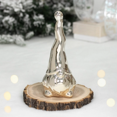 Украшение новогоднее GLOSS «Милый колпачок» 6*7*17 см, Золото