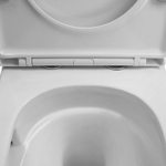 Унитаз-компакт Azario Amadeo 375х650х830 безободковый, слив "Торнадо", с быстросъемным сиденьем "Микролифт" (AZ-2801-S)