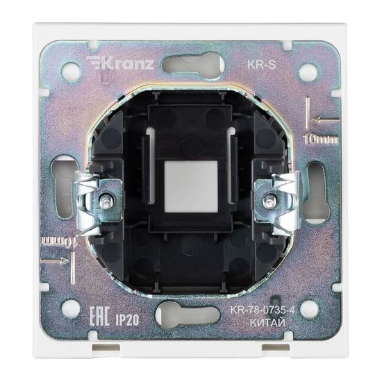 Заглушка STRONG декоративная с суппортом жемчуг KRANZ