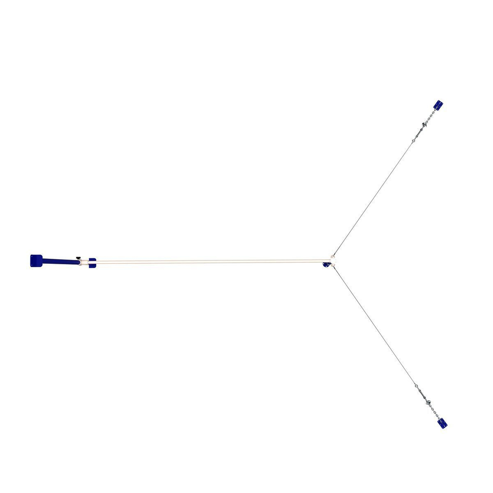 Перекладина гимнастическая пристенная (на растяжках) ZAVODSPORTA