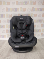 Автокресло детское Indigo Aero ST-3 Isofix группа 0/1/2/3 (0-36) черный