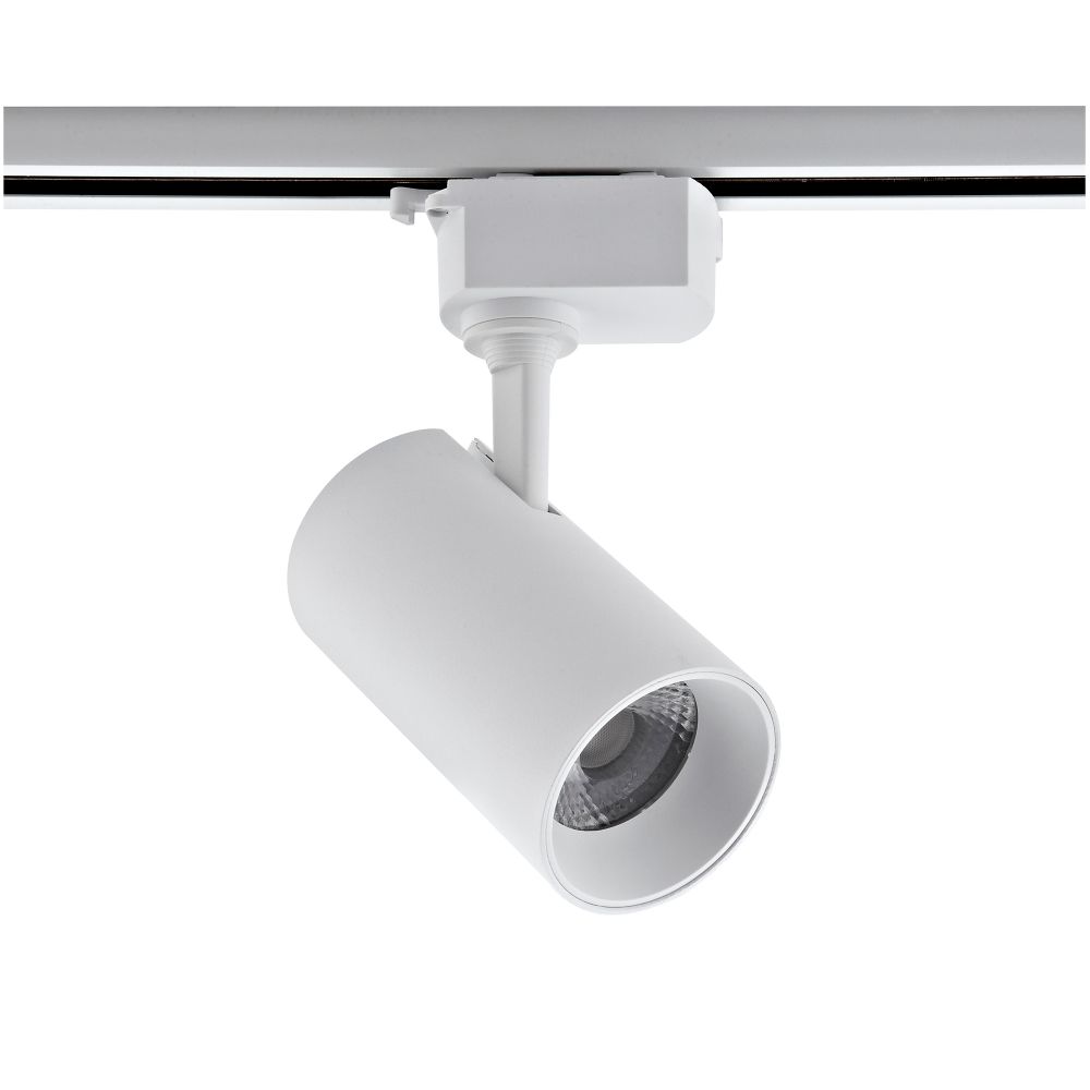 ULB-Q230 18W-4000К WHITE Светильник-прожектор светодиодный трековый. 1500 Лм. Белый свет 4000К. Корпус белый. ТМ Volpe