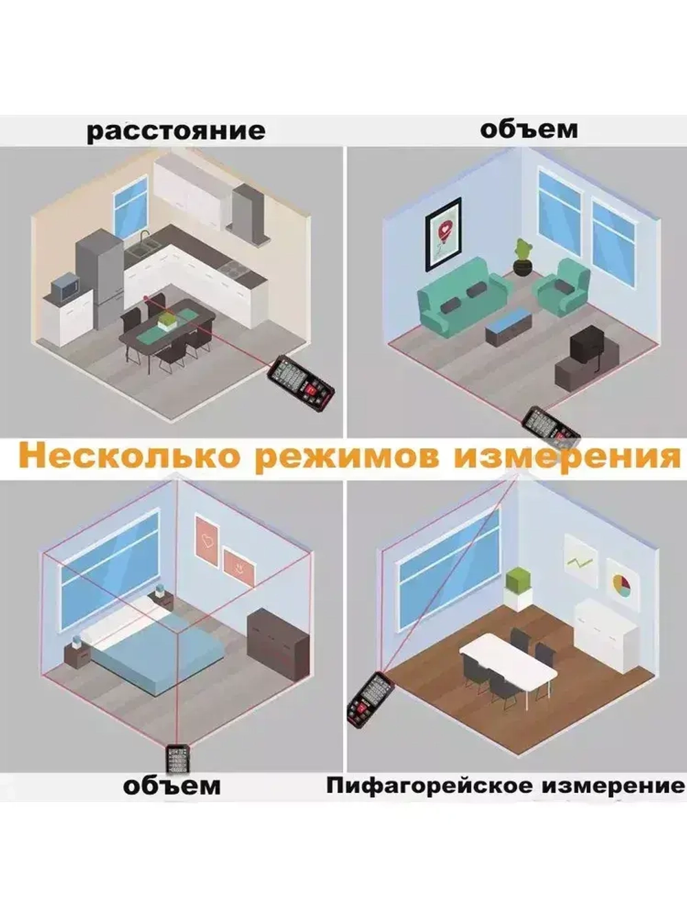 Дальномер лазерный HILDA, 120 м 2.0MM