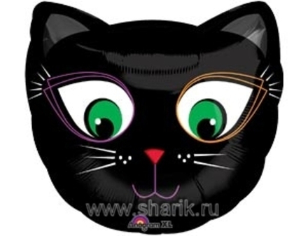 А ФИГУРА/S50 Кот черный голова