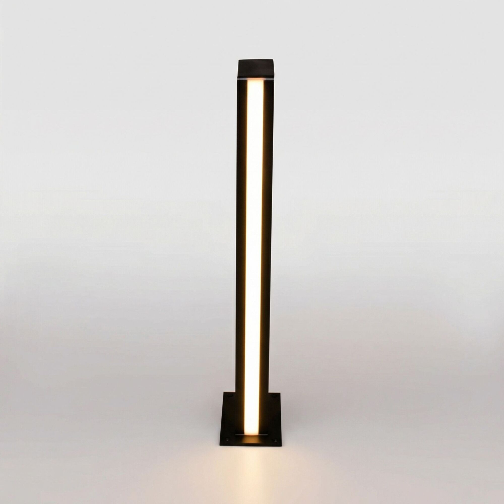 Ландшафтный светильник уличный Flat 3000K чёрный 1538 TECHNO LED черный