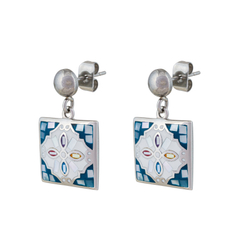 Серьги Fiore Luna ENAMEL MIX AE03194-2 M/S