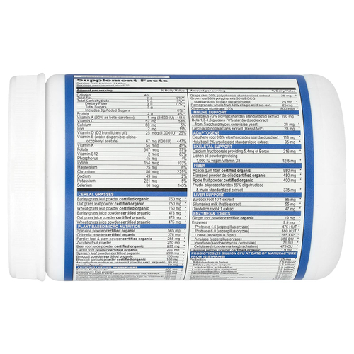 Vibrant Health, Green Vibrance® +25 млрд пробиотиков, версия 21.0, со вкусом голубики и лимона, 292 г (10,3 унции)