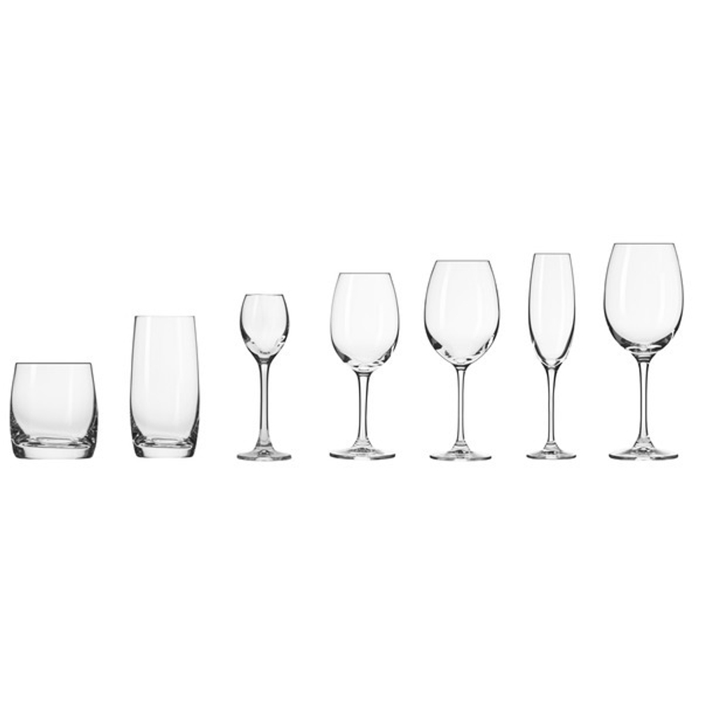 Набор бокалов на 6 персон 42 предмета Krosno Бриллиант