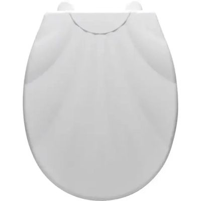 Сиденье жесткое Ракушка бел.