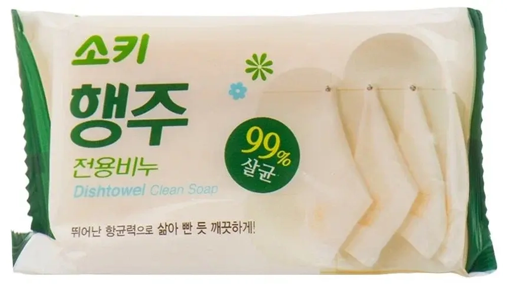 Мыло хозяйственное для кухонных полотенец Mukunghwa Sokki Stain For Dishtowel Soap 150 г
