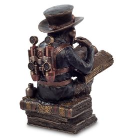 Veronese WS-193 Статуэтка в стиле Стимпанк «Обезьяна с книгой»