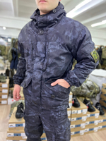 Костюм Горка 5 зима / чёрный питон