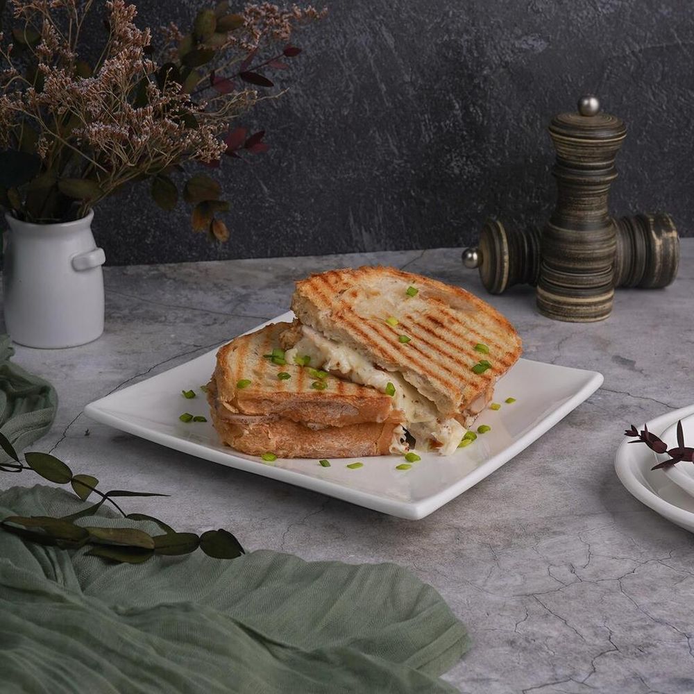 Тарелка 20*20 см h2,4 см квадратная белая фарфор NEW P.L. Proff Cuisine [4]