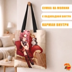 Сумка шоппер с принтом Danganronpa