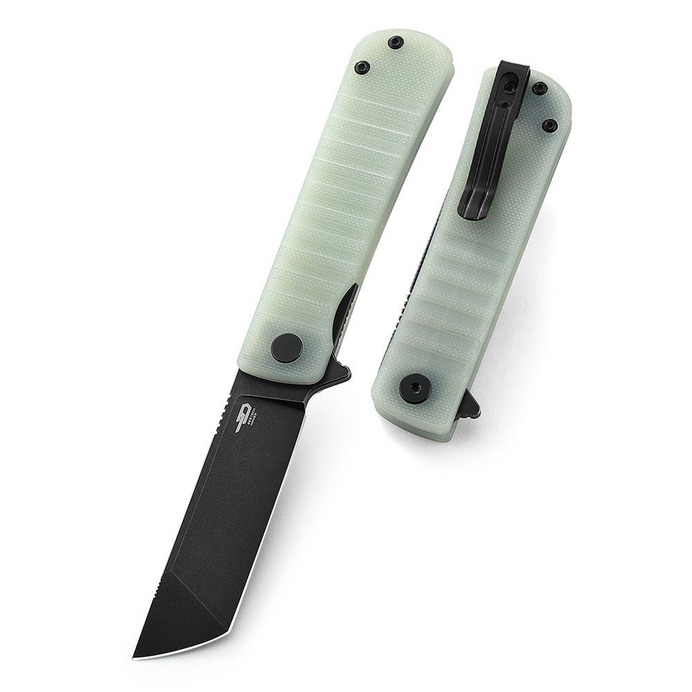 Нож складной Bestech Titan сталь D2, рукоять G10 нефритовая