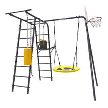 ROMANA Спорт (антрацит) (с качелями гнездо)