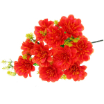 Искусственные цветы «Весеннее вдохновение» 40см 10 цветков красный цвет