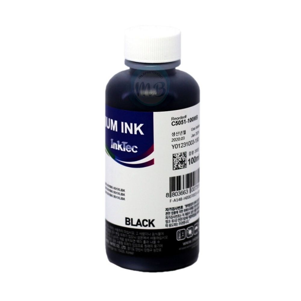 Чернила InkTec C5051-100MB для CANON CLI-451/551Bk (100мл), black