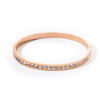 Браслет Coeur de Lion Crystal-Rose gold 19 см 0131/37-1822