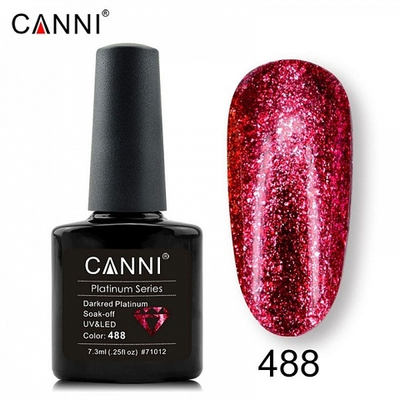 Гель-лак CANNI Platinum Арт.488 Объем 7,3 мл