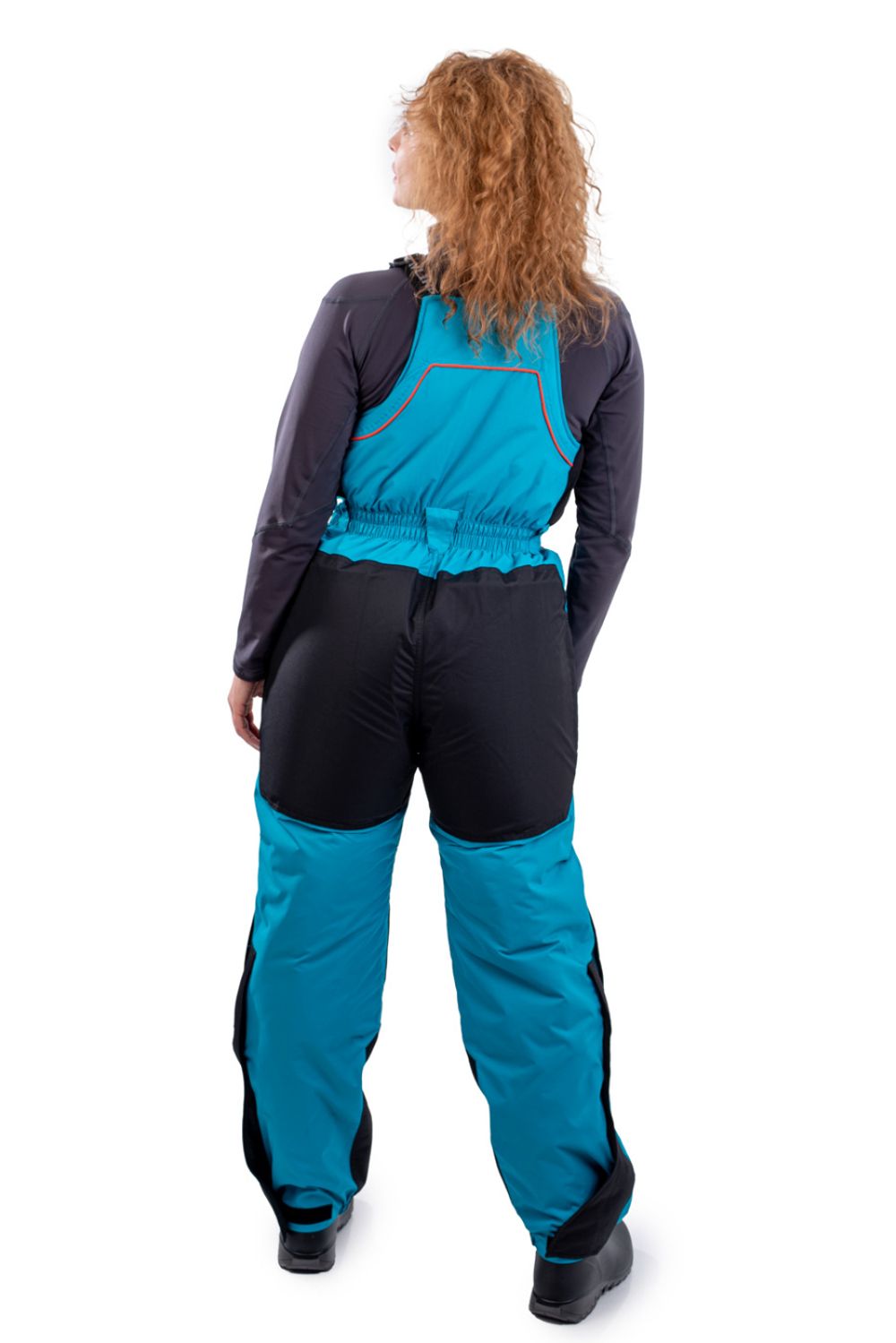 Костюм зимний женский «Камчатка» -45 бирюзово-оранжевый GRAYLING, Novatex