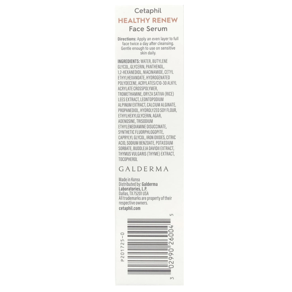 Cetaphil, Healthy Renew, сыворотка для лица, без отдушек, 28 г (1 унция)