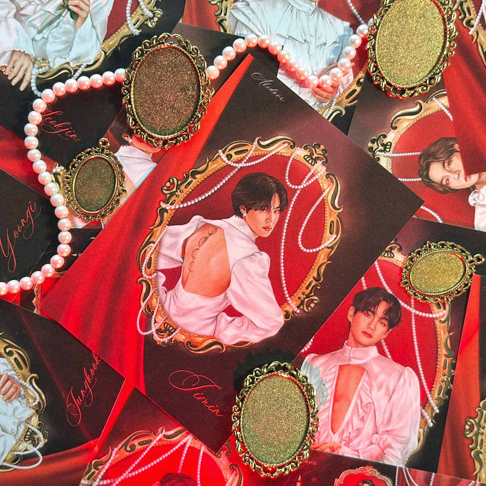 Арт принт / Akedavr / BTS / сет "Immortality" (8 шт)